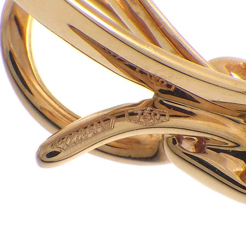 Arco anillo Salvatore Ferragamo 750 (18K) oro rosa (rosa) #58 US8,25 - Imagen 4 de 8