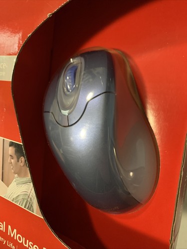 New Microsoft Wireless Optical Mouse 3000 Blue Mac/PC USB or PS/2 Model 1008 - Picture 5 of 5