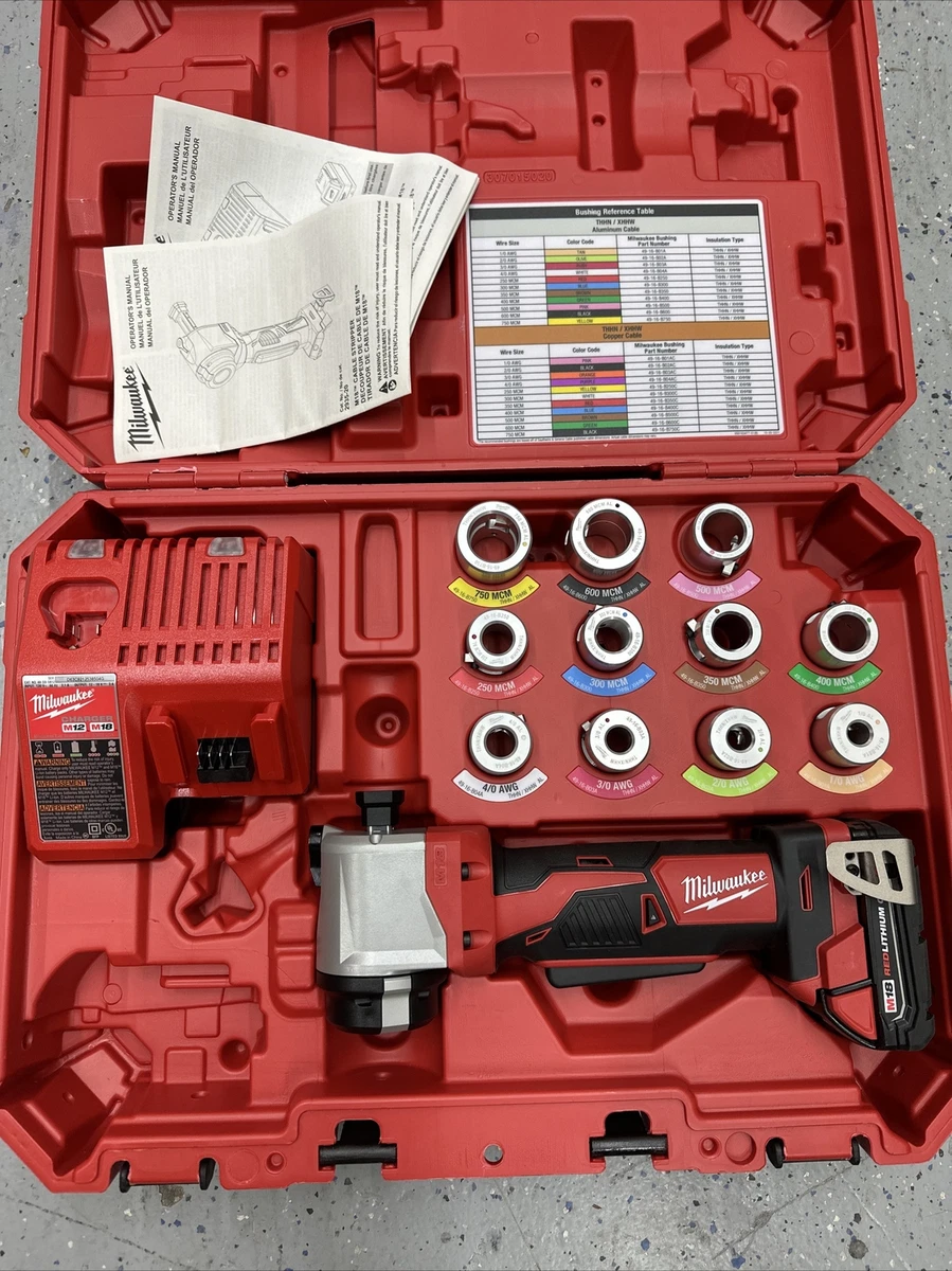 Milwaukee cable stripper kit deals
