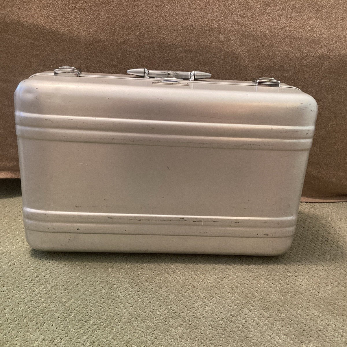 Vintage Halliburton Zero Aluminum Lined Briefcase Combo Vintage Halliburton Zero Aluminum Lined Briefcase Combo