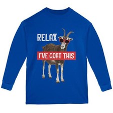 Relax I've Goat Got This Youth Long Sleeve T Shirt