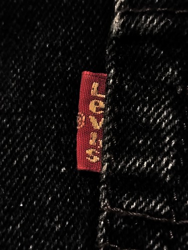 Levi’s 505 Kids Denim Jeans Size 6 Reg Adjustable Waist 100% Cotton Dark Wash - Picture 5 of 11