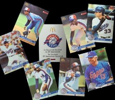 1993 McDonalds/Donruss Baseball Trading Cards, Montreal Expos 25th Anniversary