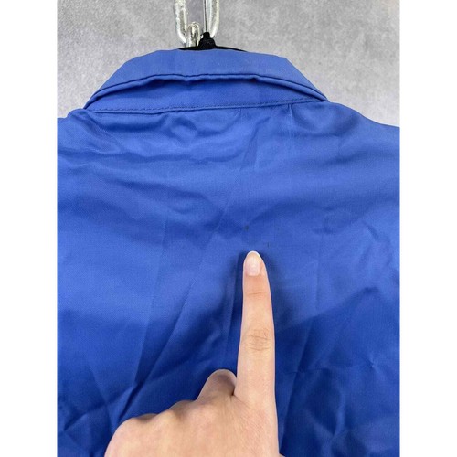 70s Minolta Camera Jacket Blue Windbreaker Jacket - Picture 8 of 10