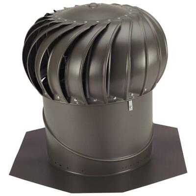 14 in. Weathered Bronze Aluminum Internally Braced Whirlybird Wind Turbine 14 in. Weathered Bronze Aluminum Internally Braced Whirlybird Wind Turbine