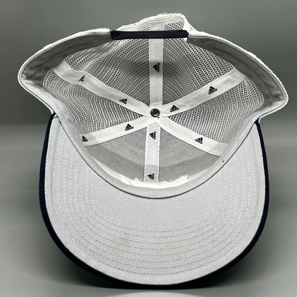 Gorra de camionero Rice Owl Club Adidas Snap-Back unisex azul marino/blanco usada de malla NCAA Foto 2 de 4