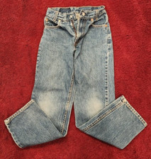 Vintage LEVI STRAUSS  CO 501 Youth 25X28 Denim Jeans Red Tab