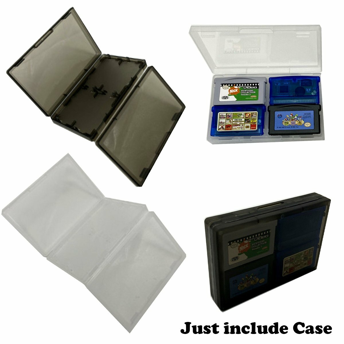 4in1 Large Storage Box Protective Case Fr GameBoy GBA GBASP Game