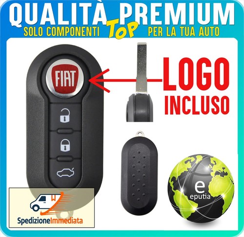 Kit Gehäuse Fernbedienung komplett Schlüssel für Fiat 500 Bravo Punto Ducato Panda - Bild 15 von 19