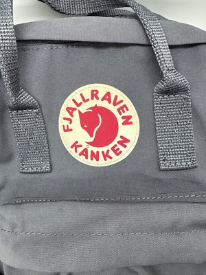 Fjallraven Kanken Mini Flint Grey Outdoor Classic Backpack Bag