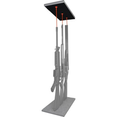 Gun Storage Solutions Rifle Rod Storage Rack System Starter Kits - 5 Sizes
