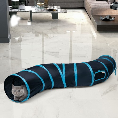 Cat Tunnel S-2-Way Cat Tunnels for Indoor Cats Collapsible Cat Play Tunnel In... - Picture 7 of 7