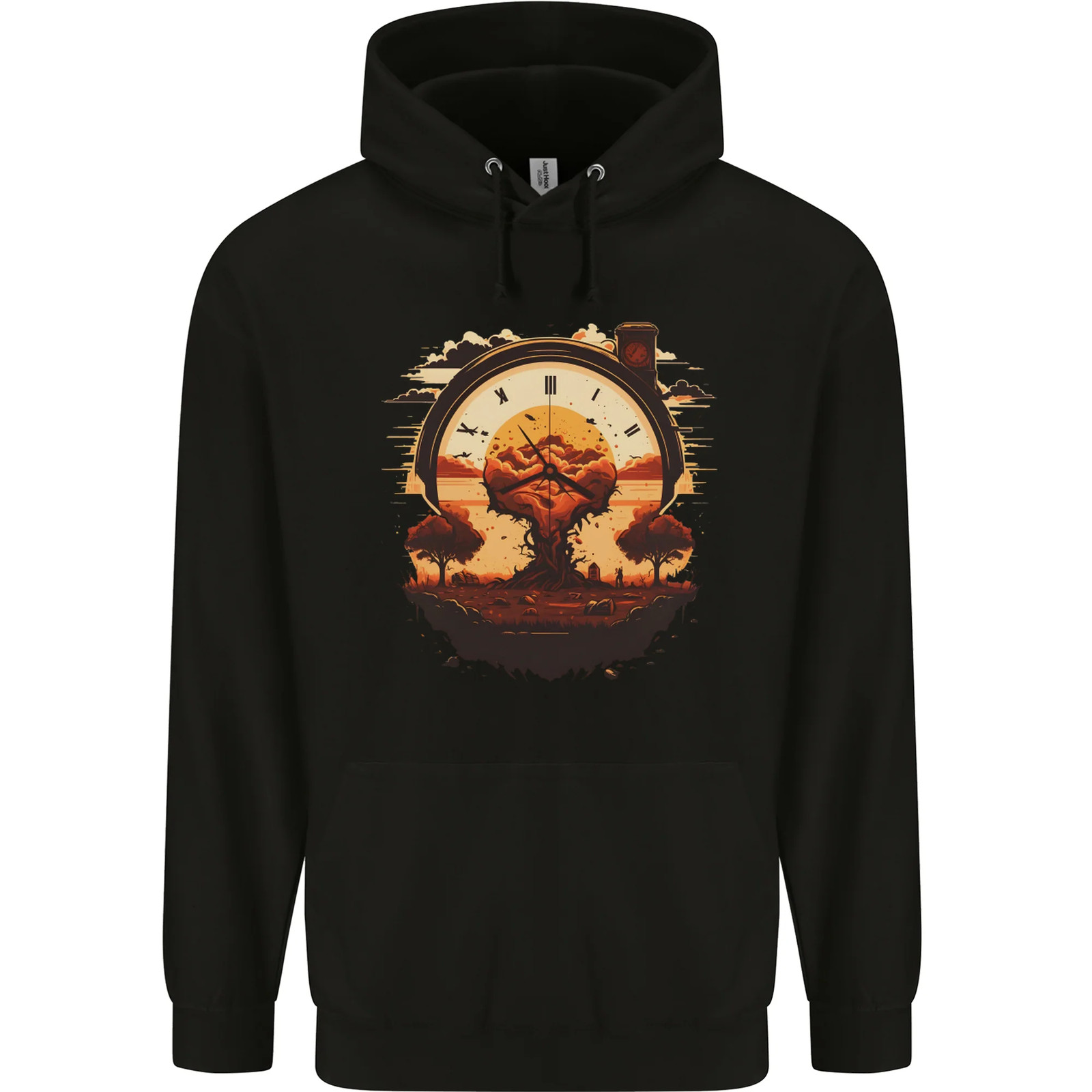 Apocalyptic Time Bombe Climate Change Gothic Kinder Kapuzenpulli