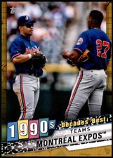 Montreal Expos 2020 Topps Decade's Best Series 2 5x7 Gold #DB-72 /10 