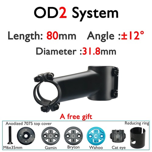 Road / Mountain Bike Carbon Stem 6° 12° 17° 60-120mm Fork Clamp Diameter 31.8mm - Picture 37 of 48
