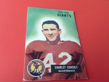 1955  BOWMAN   BLANDA / CONERLY / McCORMICK  (3  CARD  LOT) FOOTBALL ( TRIMMED )
