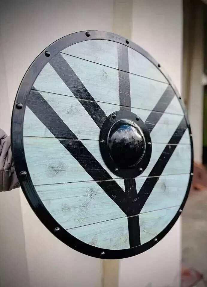 Viking Wooden Shield BattleReady Shield Wooden Shield Ragnar Viking