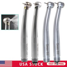 Dental Fiber Optic LED E-generator High Speed Handpiece Turbine 4 HOLE 2 HOLE