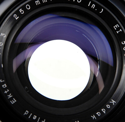 Kodak Wide-Field Ektar 250mm f6.3 ILEX 5 shutter #EI365 Kodak Wide-Field Ektar 250mm f6.3 ILEX 5 shutter #EI365