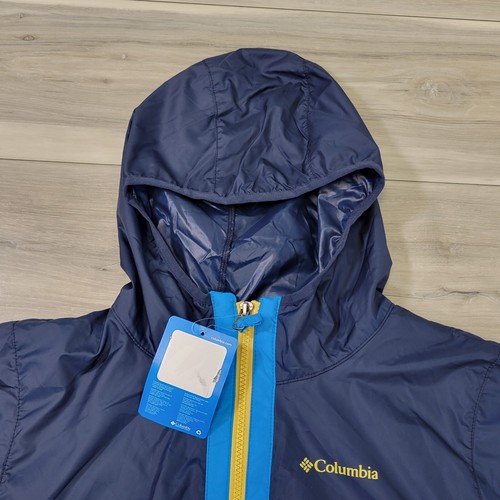 Columbia Jacket Kids' XL Blue Flash Challenger Windbreaker New - Picture 2 of 9
