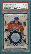 2016 Upper Deck The Cup Leon Draisaitl Brilliance Autograph #B-LD PSA 9! Oilers!