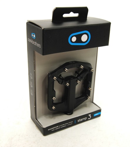 Crank Brothers STAMP 3 V2 Platform Mountain Bike Pedals, Small, Black - Picture 2 of 12