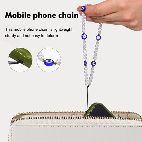 2 Pcs Mobile Phone Charm Cell Wrist Lanyard Charms Strap Crystals - 第 7/11 張圖片