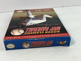 Roger Clemens' MVP Baseball NES Game Cartridge Sleeve Styrofoam Box Nintendo 