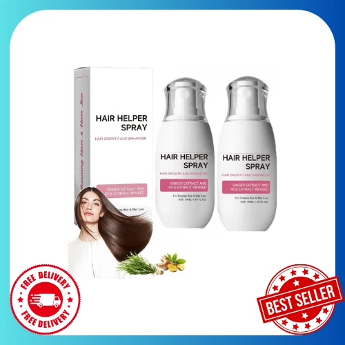 2 Pack Bello Hair Helper Spray, Rice Nutrition Spray Bello, Bello Hair Regrowth
