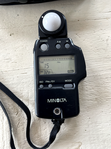 Minolta Auto Meter IV-F Ambient/Flash Light Meter IVF photography - Picture 2 of 3