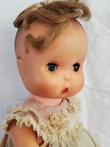 Muñeca tipo HeBee SheBee vinilo 15" Jolly Toys 1960 rara vintage, ropa vintage - Imagen 6 de 20