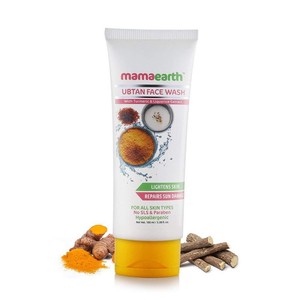 mamaearth ubtan natural face wash