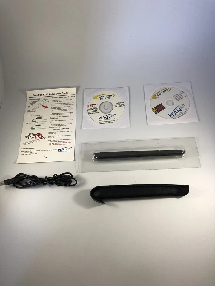 Planon DocuPen Portable Scanner R700 R710 Rechargeable Untested XY5 - Image 2 of 4