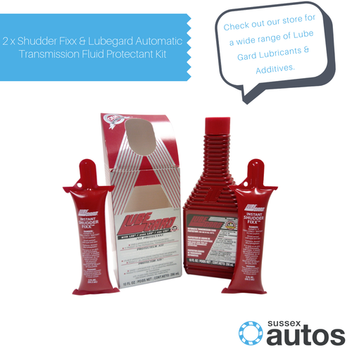 2 x Shudder Fix & Lubegard Automatic Transmission Fluid Protectant Kit