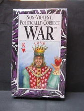 1996 University Games NON-VIOLENT, POLITICALLY-CORRECT WAR Card Game Unopened 