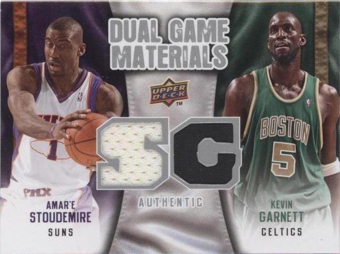 2009-10 Upper Deck - Amar'e Stoudemire/Kevin Garnett #DG-GS - 1 of 2