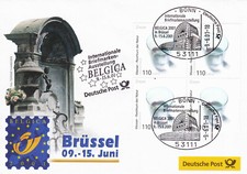 Stempel okolicznościowy, 2001, 53111 Bonn, -9.-6.01-18, Międzynarodowy BELGICA 2001