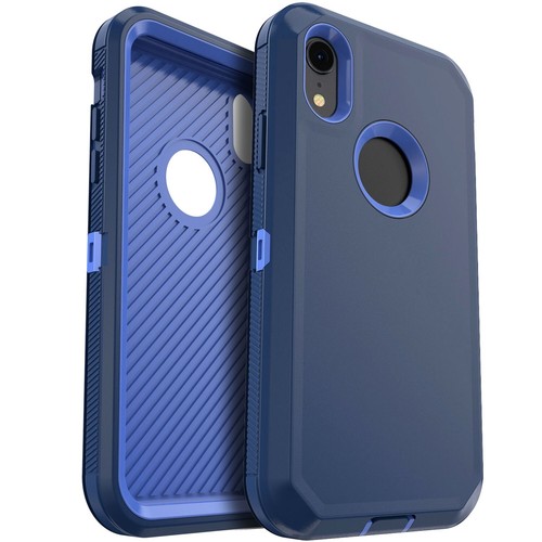 Funda resistente a prueba de golpes para teléfono Apple iPhone XR con funda con clip para cinturón - Imagen 46 de 73