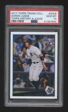 POP 5 PSA 10 Aaron Judge 2017 TOPPS TRANSCENDENT ROOKIE SP #ED 48/87 LOW POP HOT