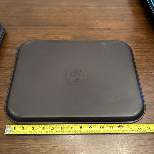 Le Bean Cork Bottom Plastic Food Trays School Lunch Lot 4 Brown KLIMAX 15"x11" - Picture 3 of 9