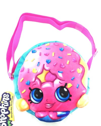 Shopkins Girls Donut Shape Shoulder Purse Crossbody Bag - Choice your colors - Picture 2 of 5