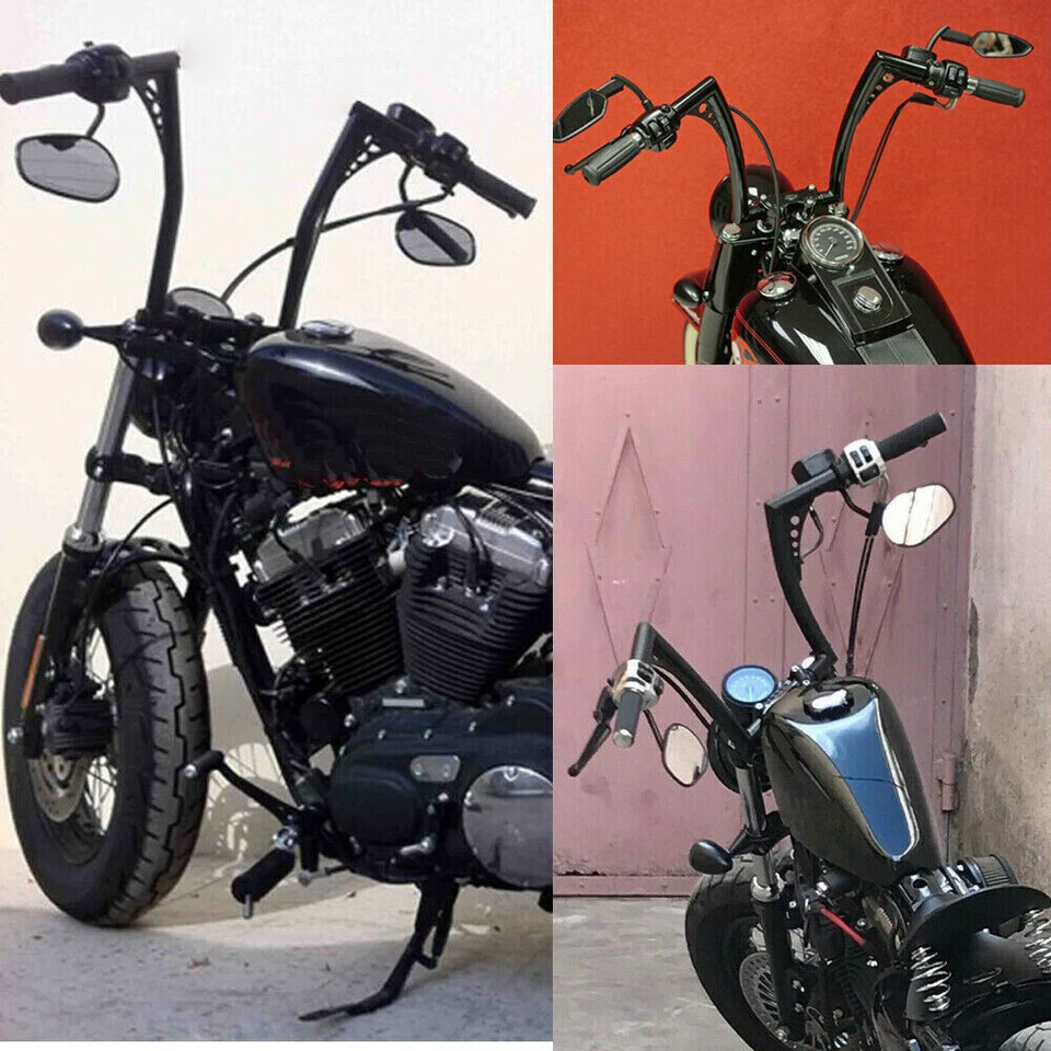 14" Ape Hangers Handlebar For Suzuki Boulevard Intruder 800 750 700 1400 1500 US Foto 4 de 4