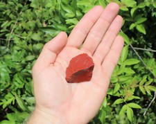 1 Single Natural Rough Red Jasper (Stone Crystal Mineral Specimen Raw Rock)