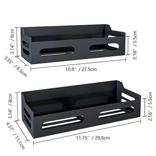 Heavy-duty Magnetic Shelf Spice Rack Storage for Refrigerator Door Strong Magnet - Picture 7 of 10