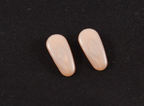 Amber Beige Clip-On Nose Pads for RB Aviator Sunglasses Eyeglasses Frame x1 Pair - Picture 3 of 6