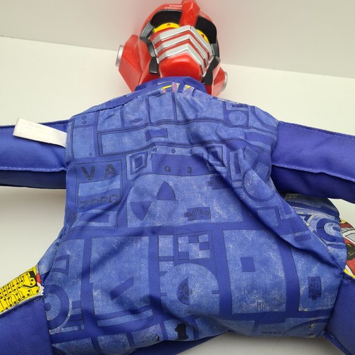 Vintage Hug A Tron Figure Transformers Voltron Backpack Rucksack 1986 80s Rare - Picture 4 of 13