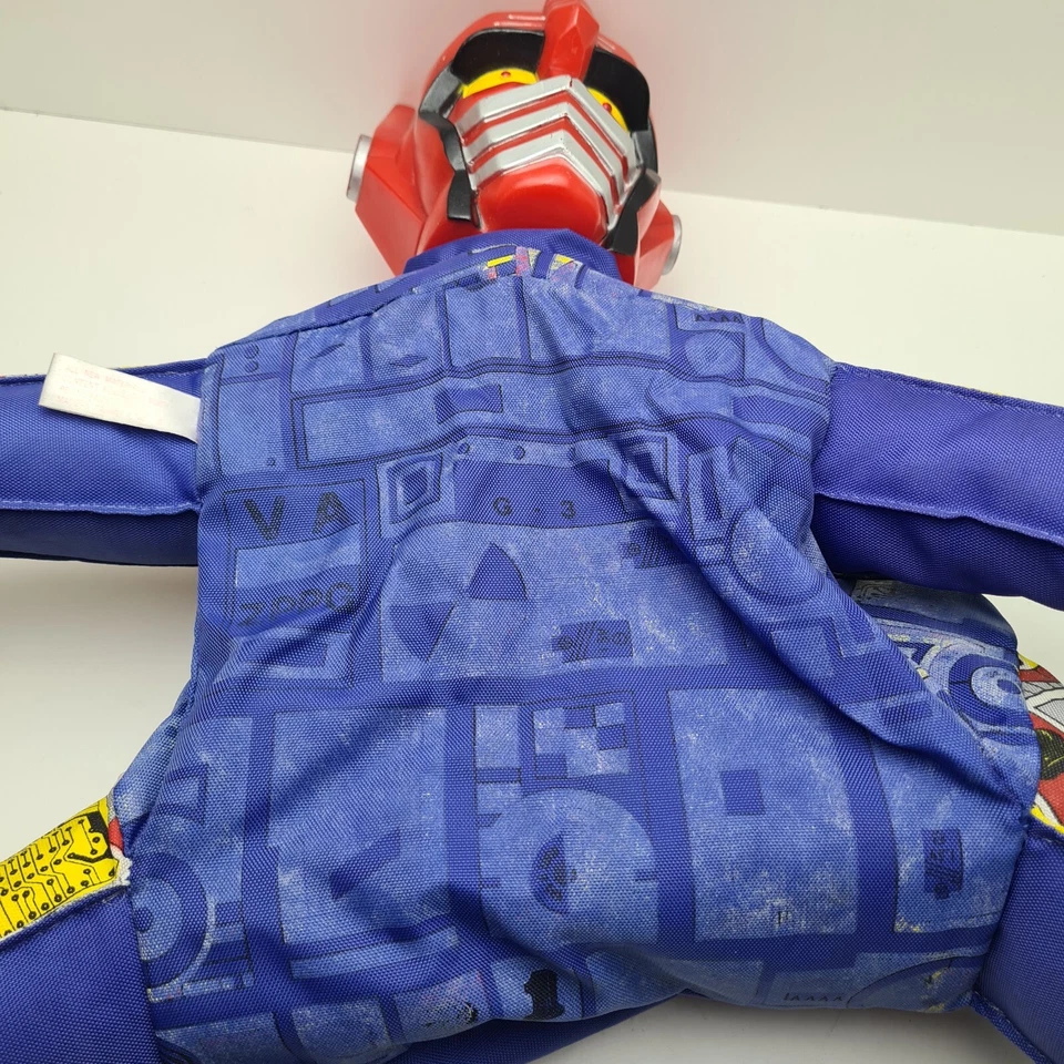 Vintage Hug A Tron Figure Transformers Voltron Backpack Rucksack 1986 80s Rare - Image 4 of 4