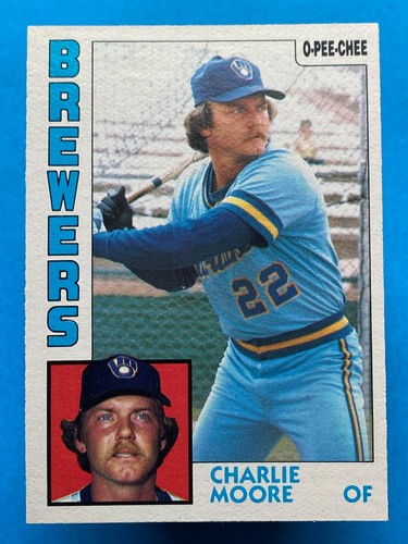 1984 O-Pee-Chee Charlie Moore #138 Milwaukee Brewers