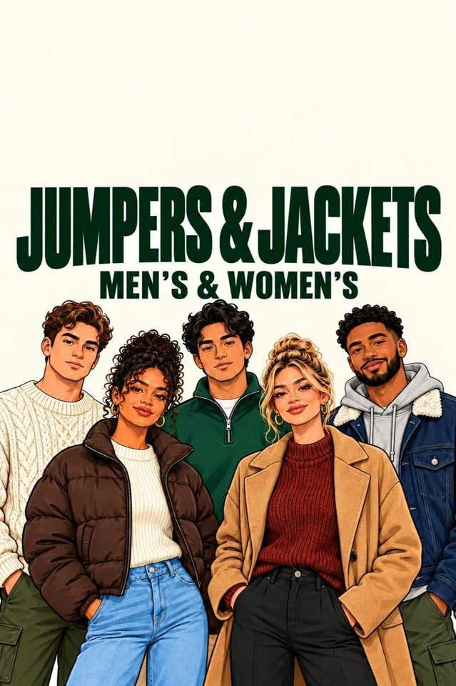 The Jumpers & Jacket Show///Pre-Loved///Mens & Womens