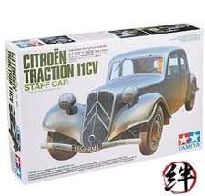 Tamiya Models Citroën Traction 11CV Staff Car plastic model